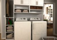 Modifi Madison 75 in. W White Open Shelves Laundry KitENL75A