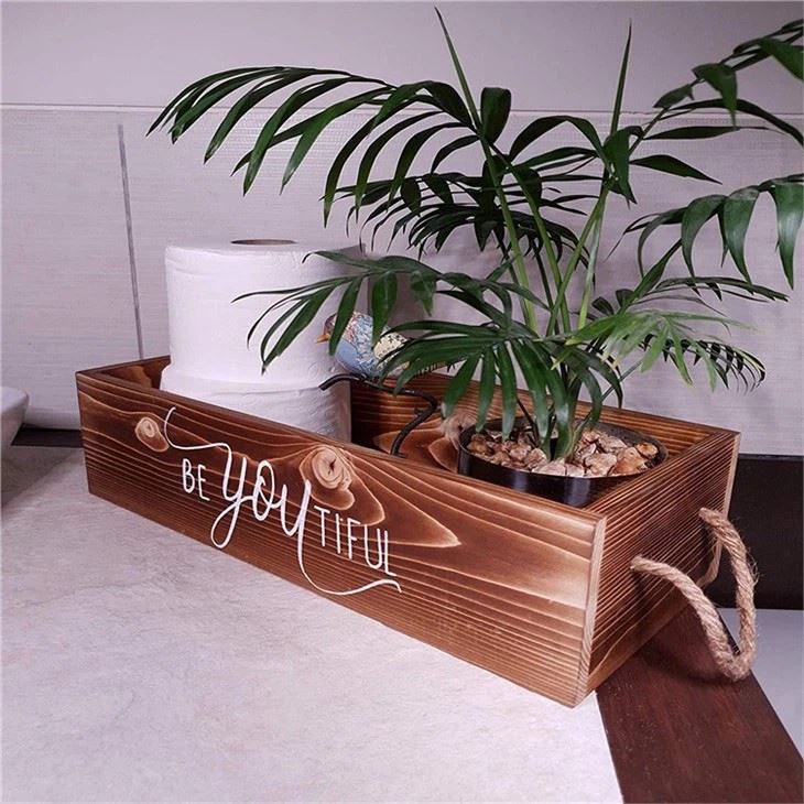 China Wooden Bathroom Decor Box Factory and Manufacturers Discount